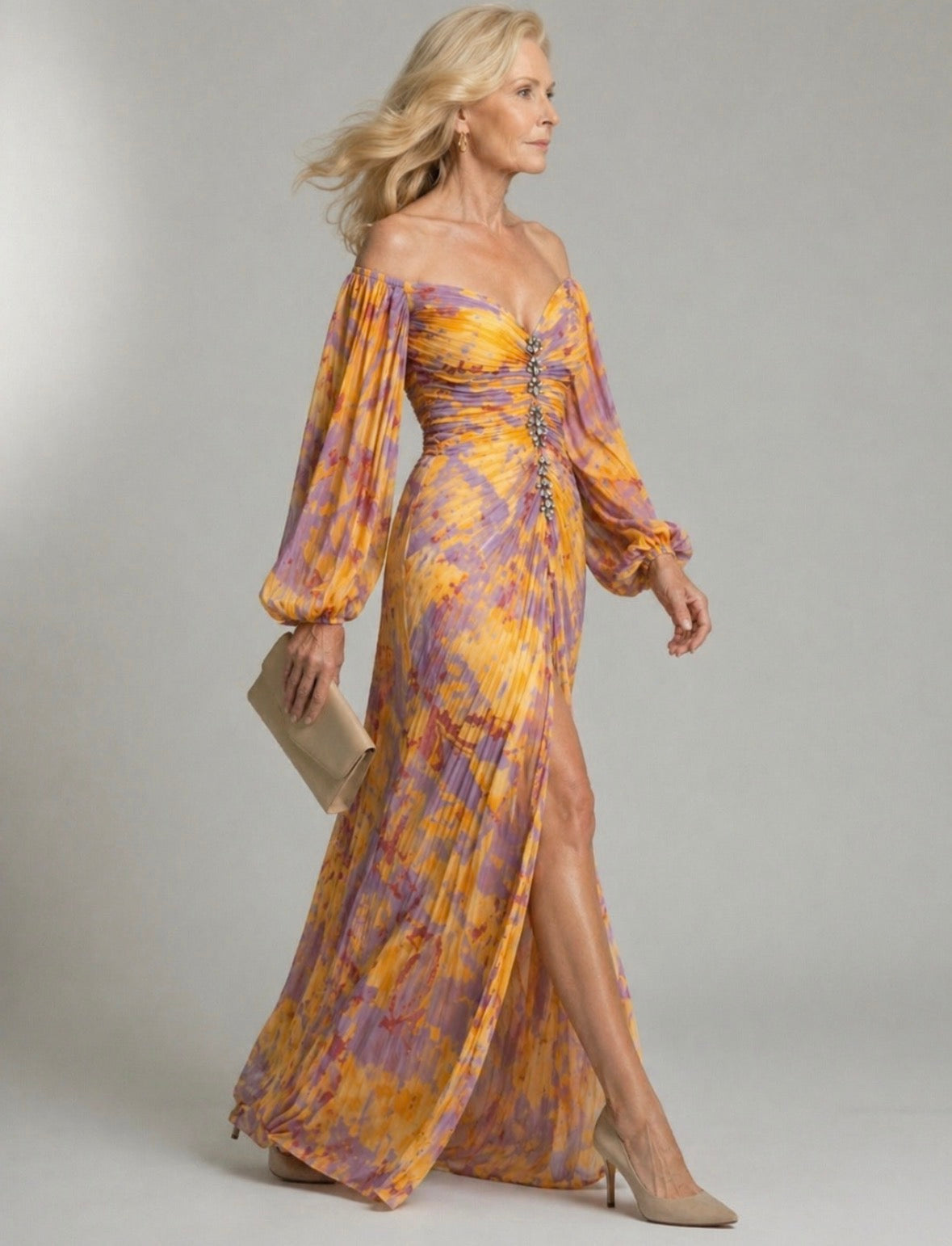 Evie Melbourne™ | Elegant Dress with V-Neck