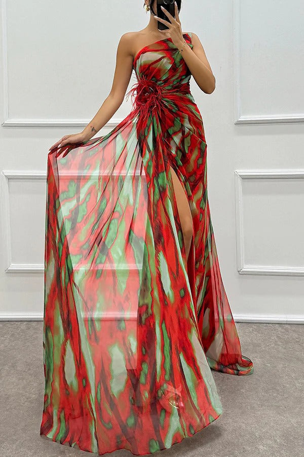 Evie Melbourne™ | Vibrant Draped Dress
