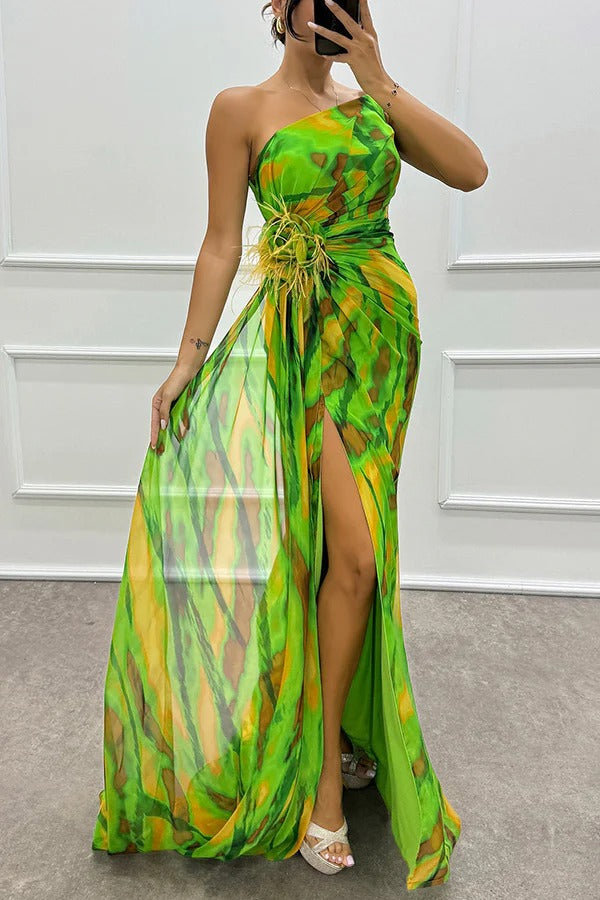 Evie Melbourne™ | Vibrant Draped Dress