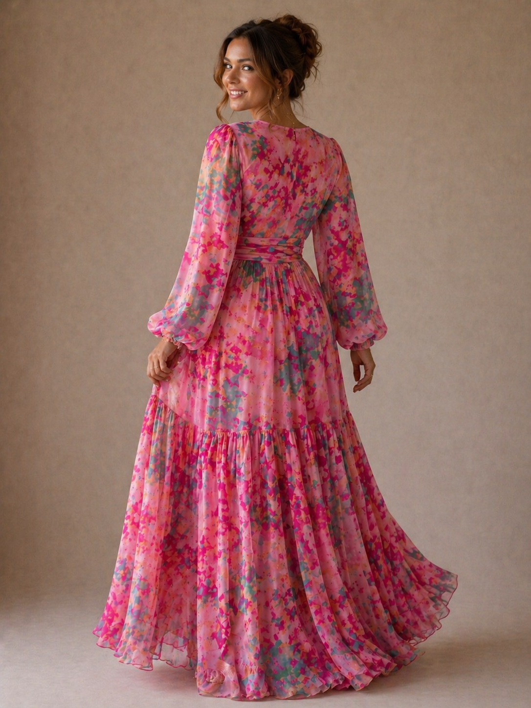 Evie Melbourne™ | Wrap Dress with Floral Print