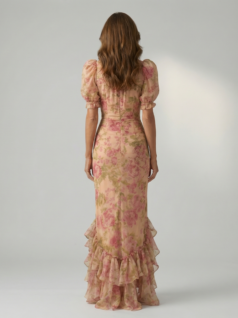 Evie Melbourne Gentle High Neck Maxi Dress