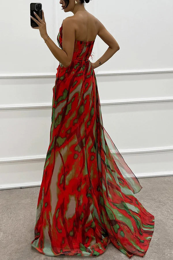 Evie Melbourne™ | Vibrant Draped Dress