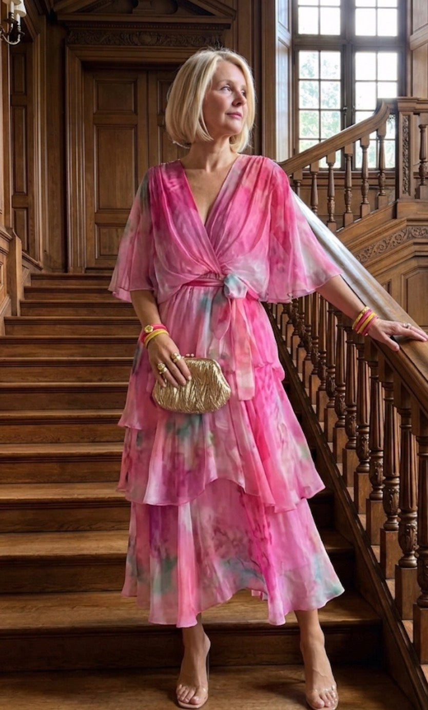 Evie Melbourne™ |Layered Floral Sun Dress