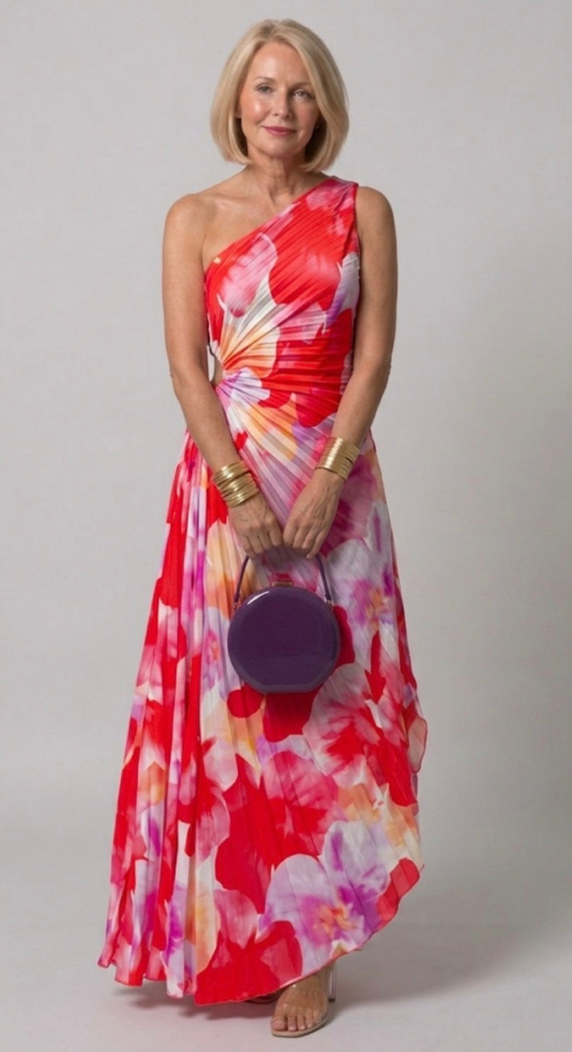 Evie Melbourne™ | Pleated One-Shoulder Dress