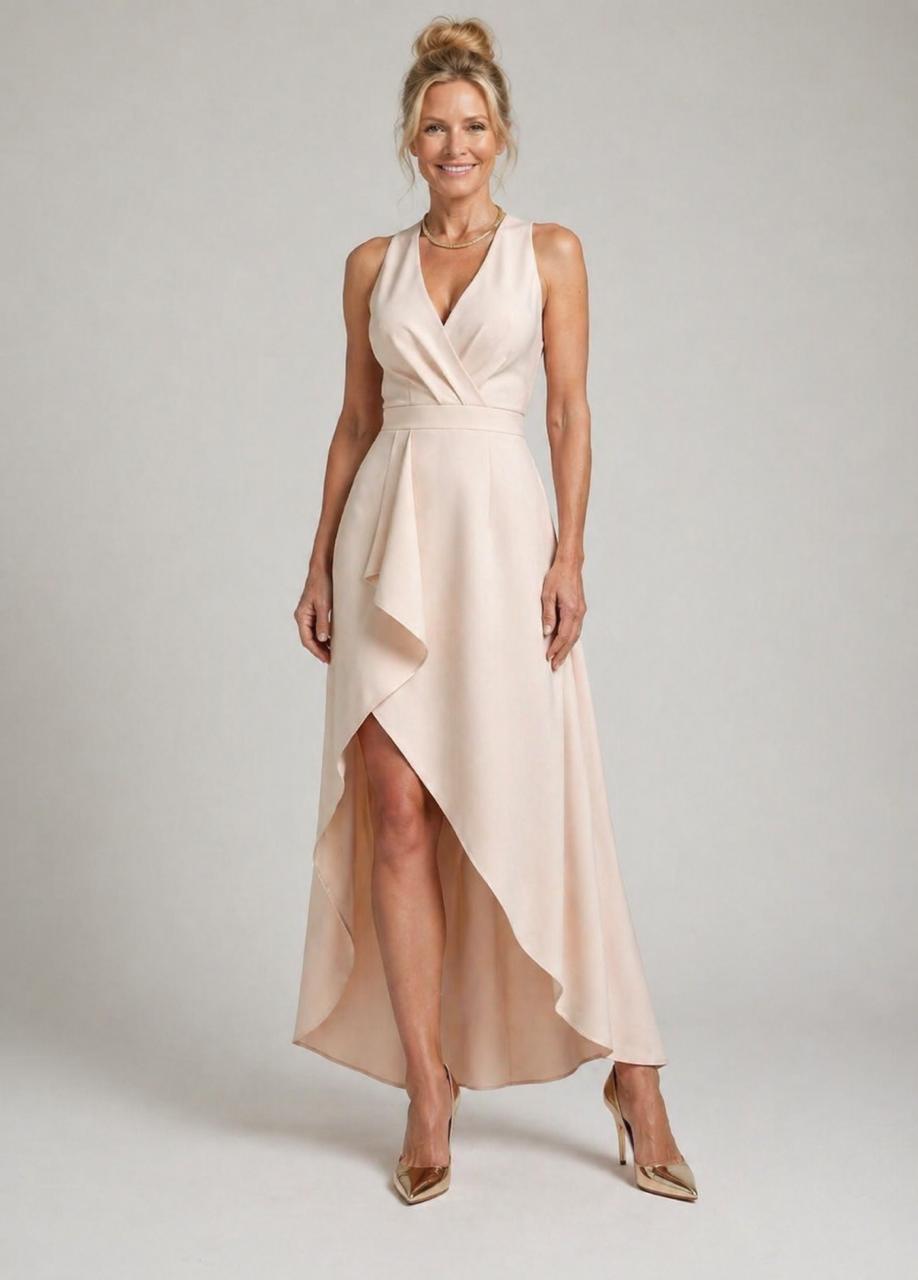 Evie Melbourne™ |Midi Wrap Dress with V-Neck