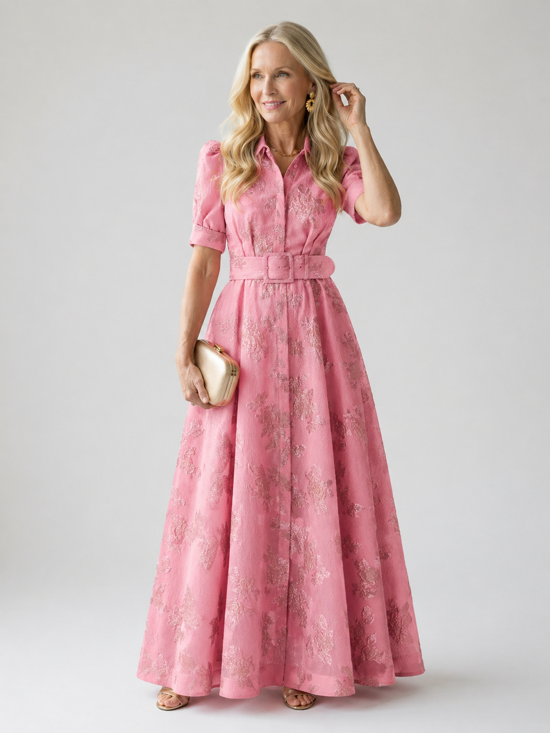 Evie Melbourne™ | Belted Floral Maxi Dress