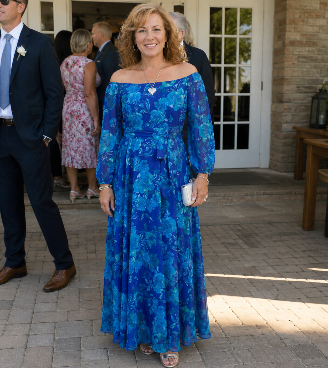 Evie Melbourne™ | Off Shoulder Floral Maxi Dress