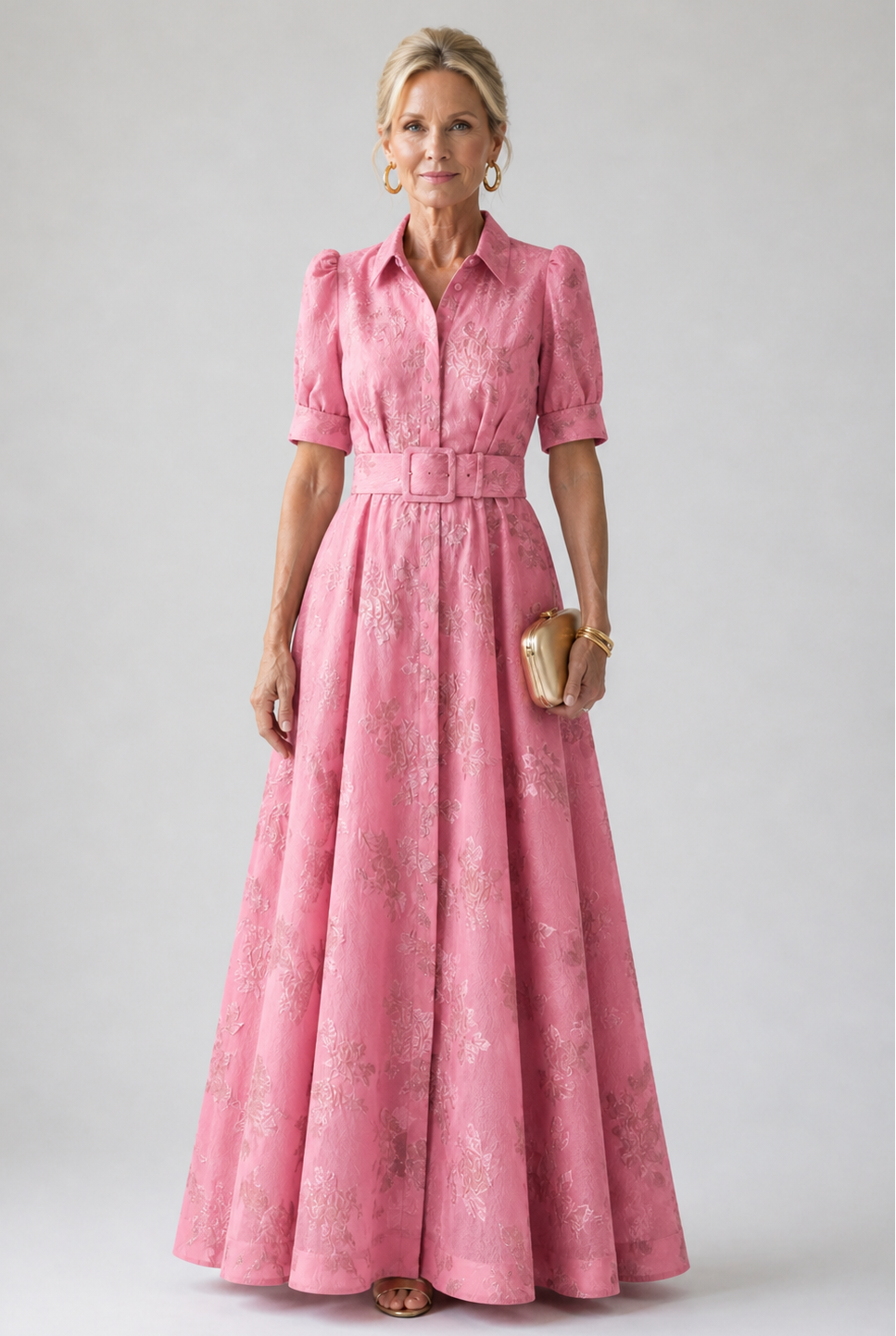 Evie Melbourne™ | Belted Floral Maxi Dress