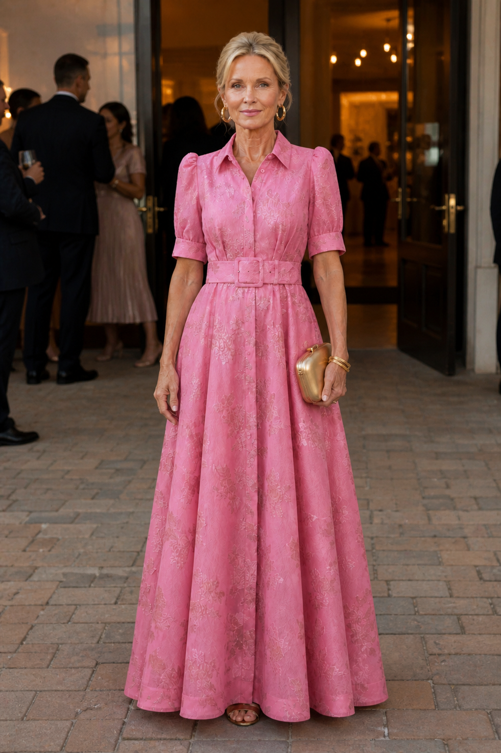 Evie Melbourne™ | Belted Floral Maxi Dress