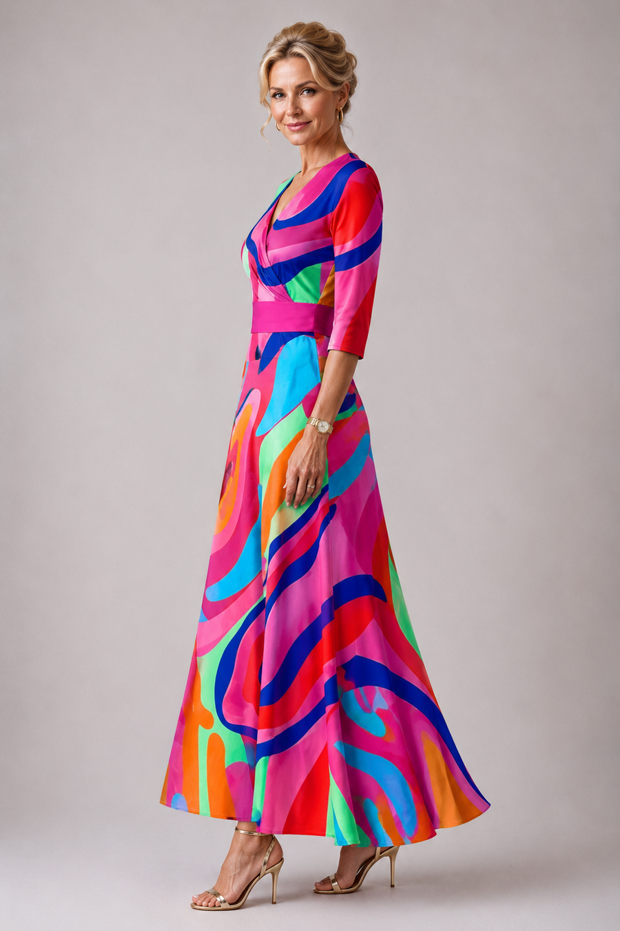 Evie Melbourne™ | Comfortable dress for every day with V-neck