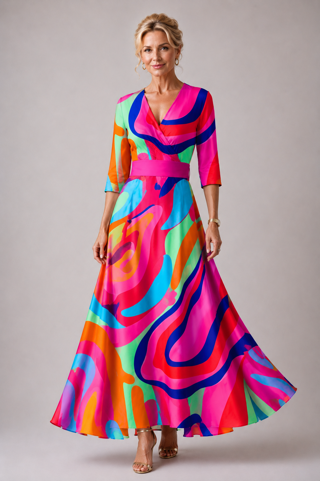 Evie Melbourne™ | Comfortable dress for every day with V-neck