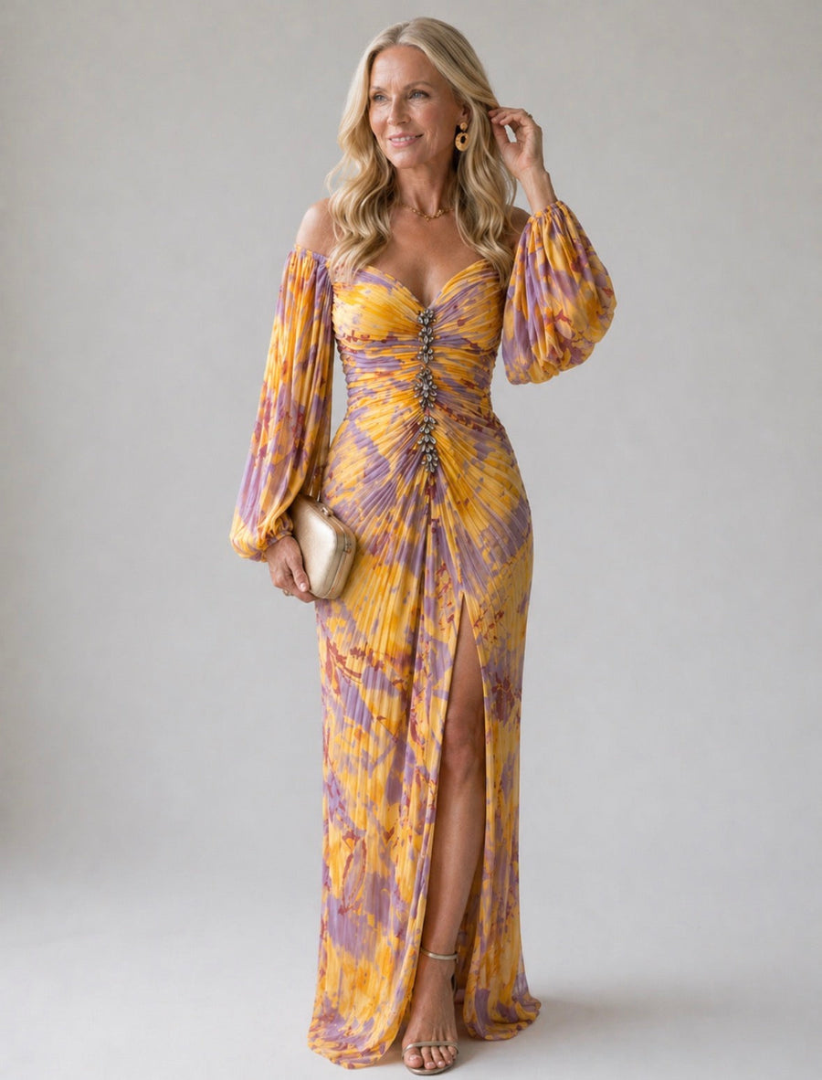 Evie Melbourne™ | Elegant Dress with V-Neck