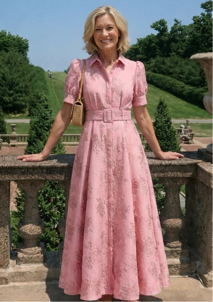 Evie Melbourne™ | Belted Floral Maxi Dress