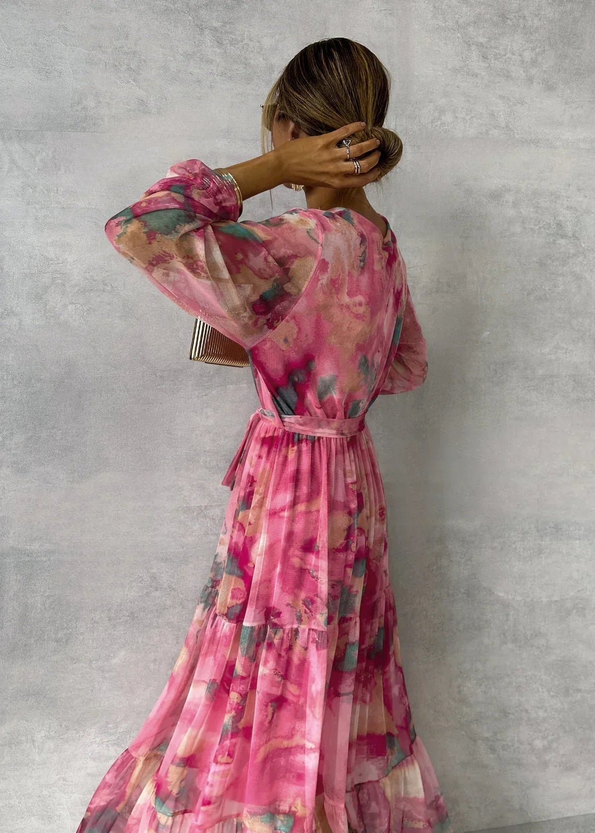 Evie Melbourne™ | Wrap Dress with Floral Print