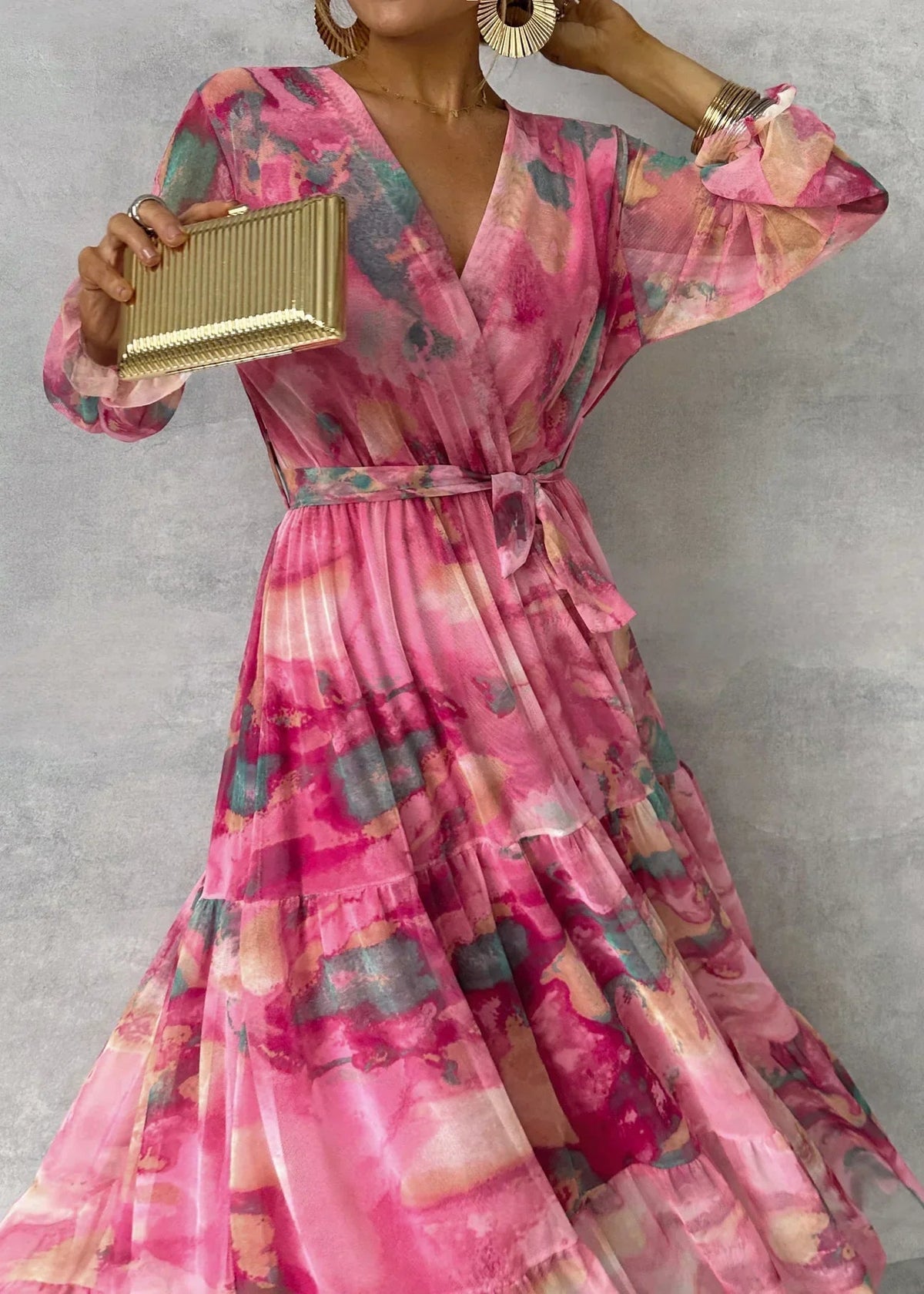 Evie Melbourne™ | Wrap Dress with Floral Print