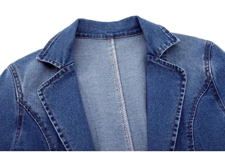 Elena Denim Blazer