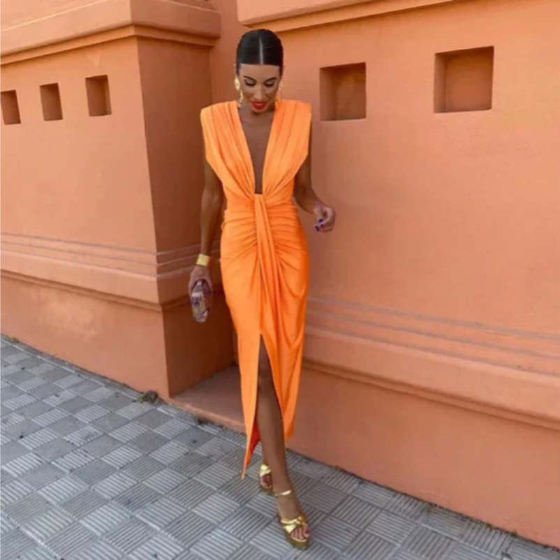 Evie Melbourne™ | Elegant Pleated Dress