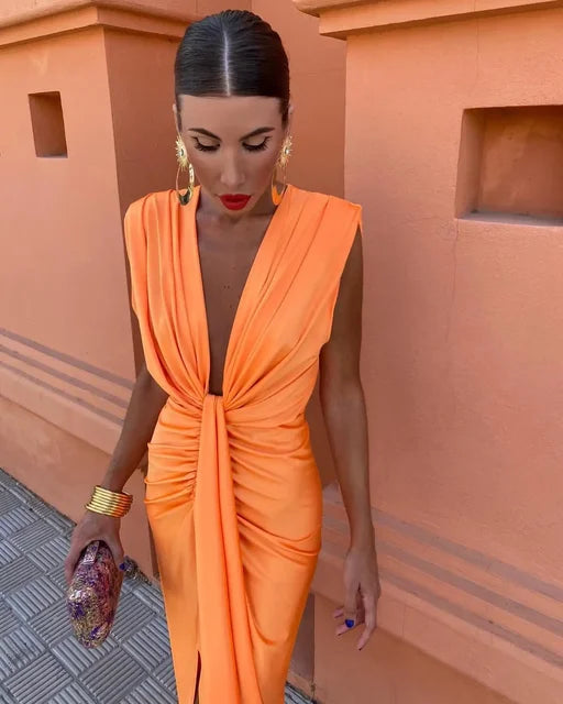 Evie Melbourne™ | Elegant Pleated Dress