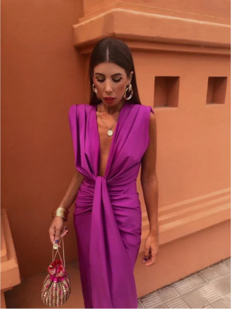 Evie Melbourne™ | Elegant Pleated Dress