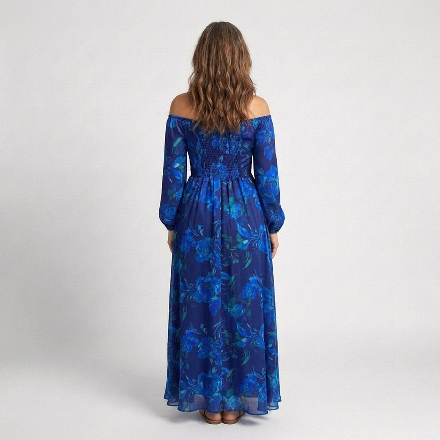 Evie Melbourne™ | Off Shoulder Floral Maxi Dress